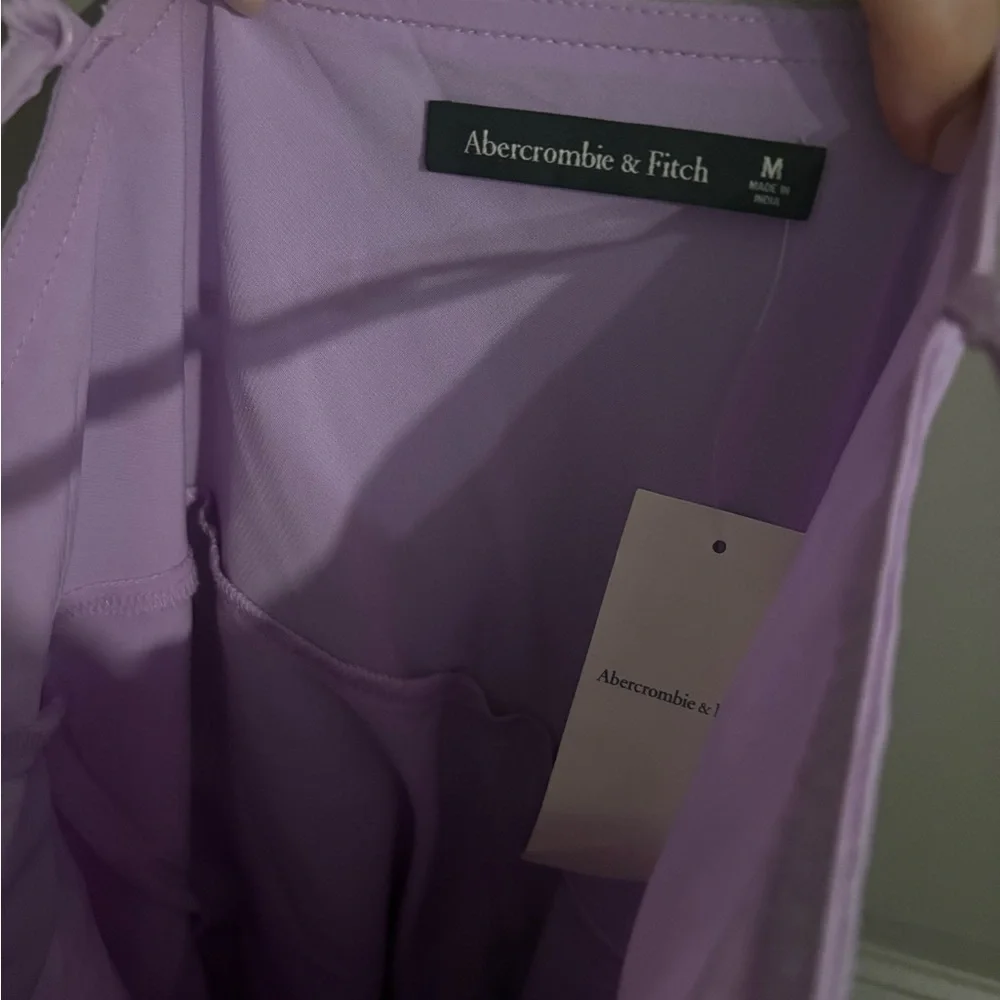 Abercrombie & Fitch Lilac Maxi Dress